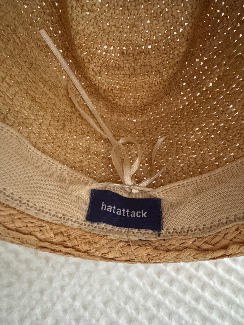 hatattack Straw Sun Hat in Natural